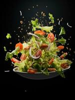 ai génératif une photo de salade