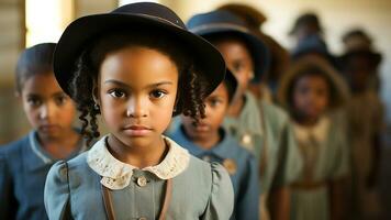 habilitant jeunesse à préserver africain américain histoire, ai génératif photo