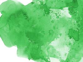 aquarelle abstrait vert tache photo