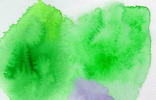 aquarelle abstrait vert tache photo