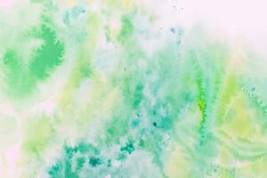 aquarelle abstrait vert tache photo