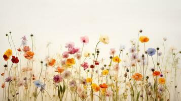magnifique épanouissement fleur Contexte minimaliste ai généré photo