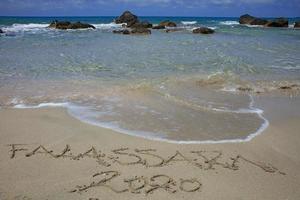 plage de falassarna lagon bleu île de crète été 2020 vacances covid19 photo