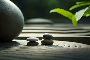 Zen jardin, Zen jardin, Zen jardin, Zen jardin, Zen jardin,. généré par ai photo