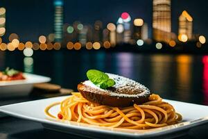 le meilleur Restaurants dans Dubai. généré par ai photo