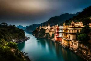 le magnifique ville de udaïpur, Inde. généré par ai photo