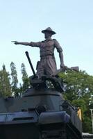 gorontalo, Indonésie - septembre 07, 2022 - nani os de guerre monument à taruna remaja carré photo