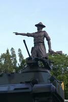 gorontalo, Indonésie - septembre 07, 2022 - nani os de guerre monument à taruna remaja carré photo