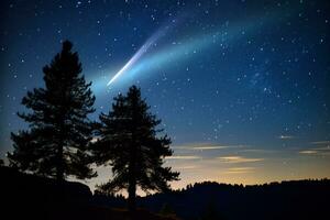 dans le profondeurs de le cosmos il est vraiment incroyable à voir magnifique tournage étoiles ai génératif photo