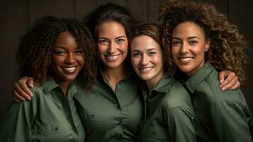 notre femmes souriant photo