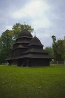 orthodoxe église en bois photo