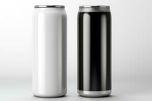 boisson pouvez est une métal récipient conçu à tenir une liquide ai généré photo