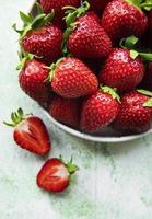 fraises délicieuses mûres fraîches