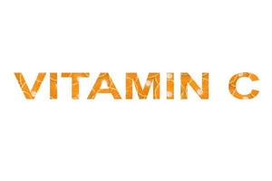 vitamine c écrite à partir d'agrumes photo