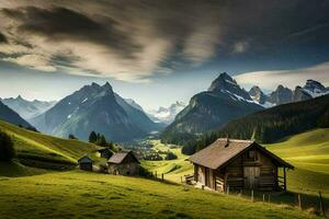 le Alpes, Suisse, personne, personne, personne, le Alpes, Suisse. généré par ai photo