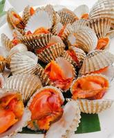 assiette de fruits de mer coques fraîches