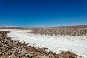 paysage de le caché baltinache lagunes - atacama désert - Chili. photo