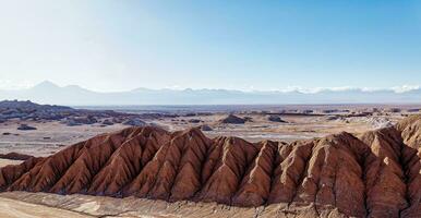 paysages de le atacama désert - san pedro de atacama - el loua - antofagasta Région - Chili. photo