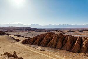 paysages de le atacama désert - san pedro de atacama - el loua - antofagasta Région - Chili. photo