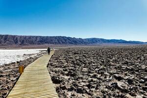 paysage de le caché baltinache lagunes - atacama désert - Chili. photo