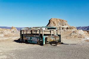 la magie autobus atacama désert - san pedro de atacama - el loua - antofagasta Région - Chili. photo