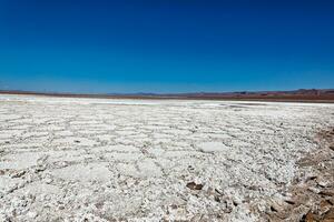 paysage de le caché baltinache lagunes - atacama désert - Chili. photo