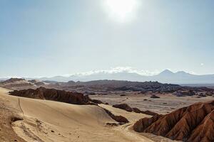 paysages de le atacama désert - san pedro de atacama - el loua - antofagasta Région - Chili. photo