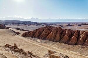 paysages de le atacama désert - san pedro de atacama - el loua - antofagasta Région - Chili. photo