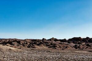 paysages de le atacama désert - san pedro de atacama - el loua - antofagasta Région - Chili. photo