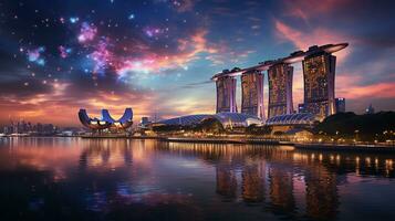 Singapour tourisme Contexte photo