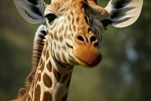 girafe. Contexte. ai génératif pro photo