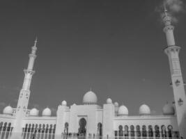 mosquée à abu dhabi photo