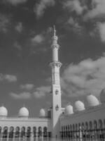 mosquée à abu dhabi photo