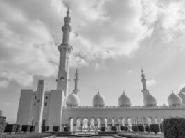 mosquée à abu dhabi photo