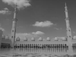 mosquée à abu dhabi photo