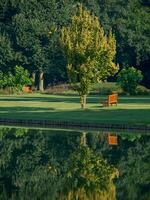 Château et parc dans westphalie photo