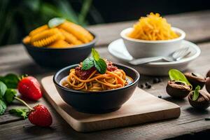 le meilleur italien nourriture dans le monde. généré par ai photo