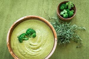 brocoli fromage soupe photo