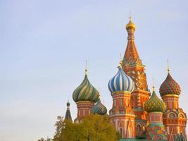 st. Basilic cathédrale sur la place rouge Moscou Kremlin, Russie photo