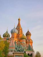 st. Basilic cathédrale sur la place rouge Moscou Kremlin, Russie photo