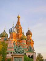 st. Basilic cathédrale sur la place rouge Moscou Kremlin, Russie photo