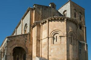 façade de Saint Salvador église, dans sépulvéda photo