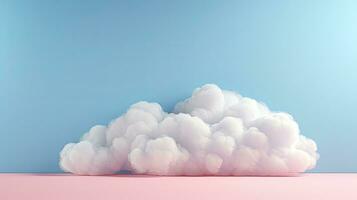 minimal site Internet Contexte avec nuage partage comme le thème , généré par ai photo