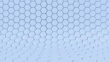 abstrait Contexte de blanc hexagone. technologie concept fond d'écran. photo