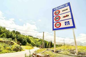 route signe dans France photo