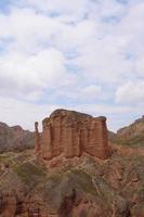 zone pittoresque de binggou danxia dans la province de sunan zhangye gansu, en chine. photo