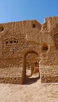 vue paysage des ruines de gaochang inturpan province du xinjiang en chine. photo