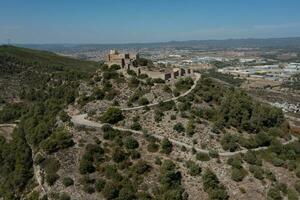 aérien vue de le Château claramunt photo