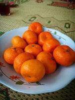 fruits oranges frais photo