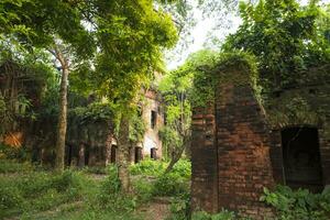 Baisrshi zamindar bari ou Rajendra babour haveli est une vieux historique zamindar maison dans faridpur- bangladesh photo